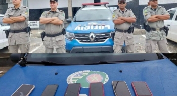 Casal é preso com celulares furtados durante o Verão Sertanejo, em Caldas Novas